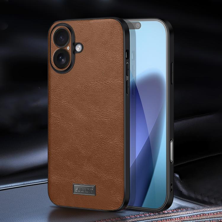 เคสโทรศัพท์หนังทำมือผสม TPU กันกระแทก SULADA สำหรับ iPhone 17 Pro Max, สำหรับ iPhone 17 Pro, สำหรับ iPhone 17, สำหรับ iPhone Air