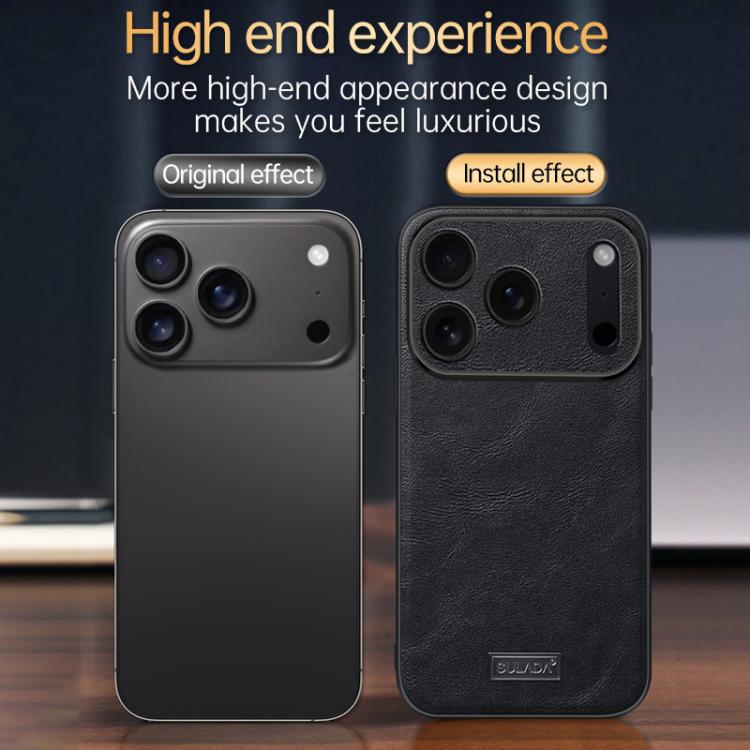 เคสโทรศัพท์หนังทำมือผสม TPU กันกระแทก SULADA สำหรับ iPhone 17 Pro Max, สำหรับ iPhone 17 Pro, สำหรับ iPhone 17, สำหรับ iPhone Air