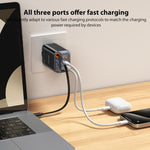 ที่ชาร์จเร็ว Yesido YC100 67W พร้อมสาย Type-C แบบเลื่อน YC100
