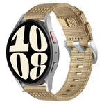 สายรัดนาฬิกาไนลอนสองชั้น xDfind สำหรับ Samsung Galaxy Watch Ultra / Ultra 2025, สำหรับ Samsung Galaxy Watch8 / 8 Classic, สำหรับ Samsung Galaxy Watch 7 / 6 / 5 / FE