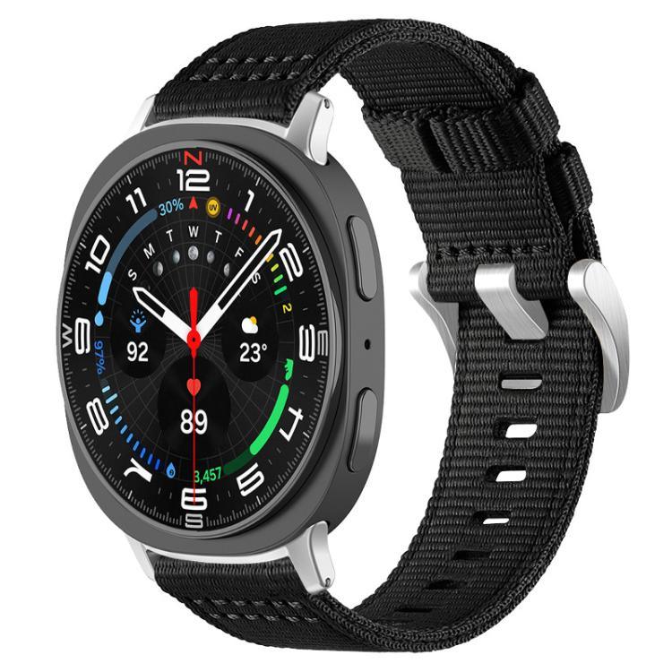 สายรัดนาฬิกาไนลอนสองชั้น xDfind สำหรับ Samsung Galaxy Watch Ultra / Ultra 2025, สำหรับ Samsung Galaxy Watch8 / 8 Classic, สำหรับ Samsung Galaxy Watch 7 / 6 / 5 / FE