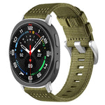 สายรัดนาฬิกาไนลอนสองชั้น xDfind สำหรับ Samsung Galaxy Watch Ultra / Ultra 2025, สำหรับ Samsung Galaxy Watch8 / 8 Classic, สำหรับ Samsung Galaxy Watch 7 / 6 / 5 / FE
