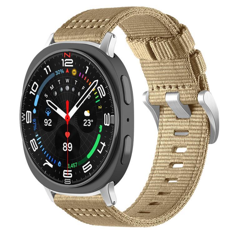 สายรัดนาฬิกาไนลอนสองชั้น xDfind สำหรับ Samsung Galaxy Watch Ultra / Ultra 2025, สำหรับ Samsung Galaxy Watch8 / 8 Classic, สำหรับ Samsung Galaxy Watch 7 / 6 / 5 / FE