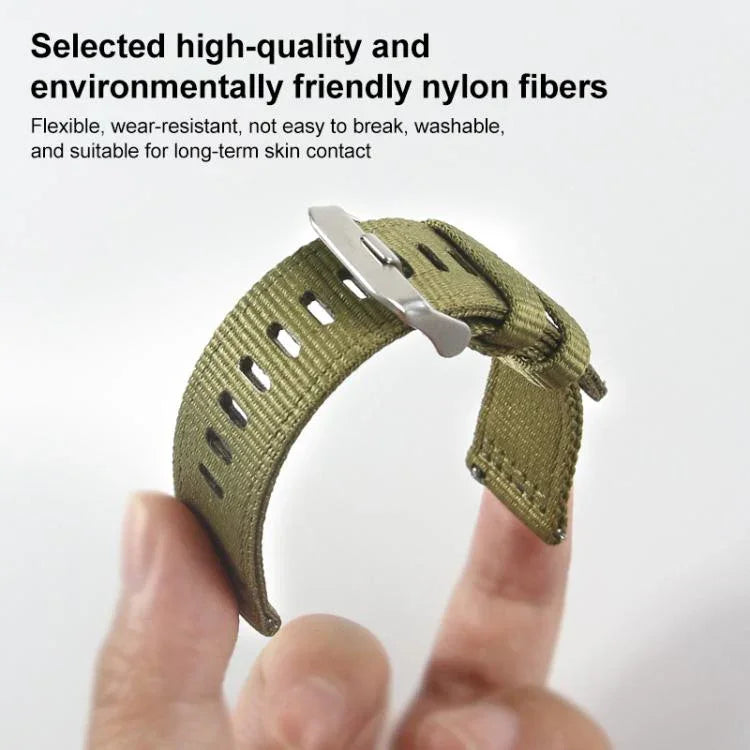 สายรัดนาฬิกาไนลอนสองชั้น xDfind สำหรับ Samsung Galaxy Watch Ultra / Ultra 2025, สำหรับ Samsung Galaxy Watch8 / 8 Classic, สำหรับ Samsung Galaxy Watch 7 / 6 / 5 / FE