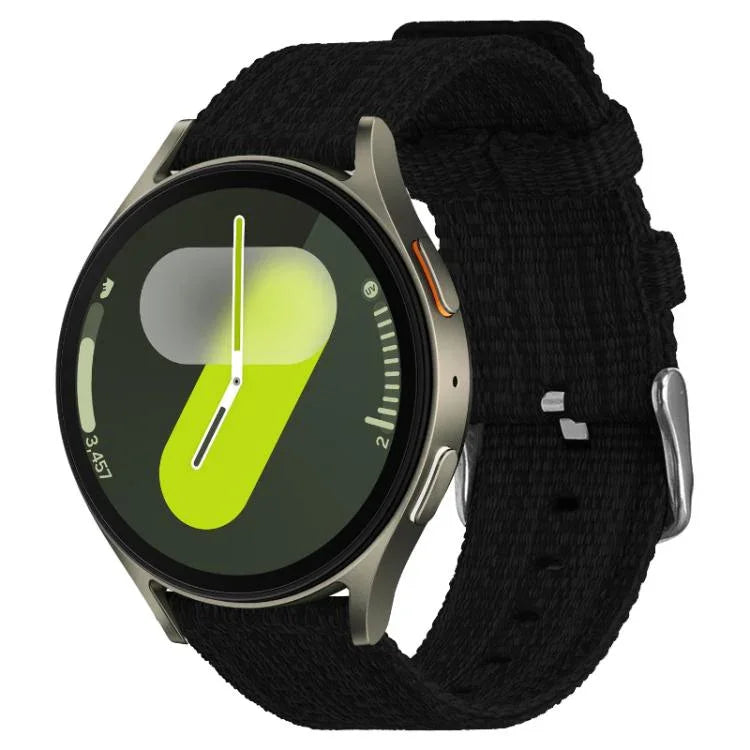 สายรัดนาฬิกาผ้าใบไนลอน xDfind สำหรับ Samsung Galaxy Watch Ultra / Ultra 2025, สำหรับ Samsung Galaxy Watch8 / 8 Classic, สำหรับ Samsung Galaxy Watch 7 / 6 / 5 / FE, สำหรับ Samsung Galaxy Fit3