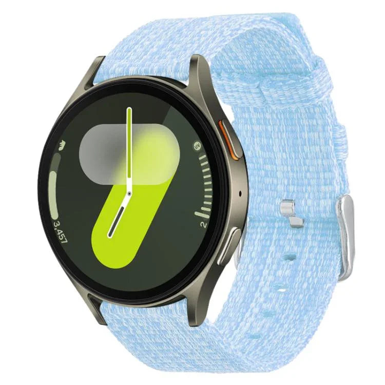 สายรัดนาฬิกาผ้าใบไนลอน xDfind สำหรับ Samsung Galaxy Watch Ultra / Ultra 2025, สำหรับ Samsung Galaxy Watch8 / 8 Classic, สำหรับ Samsung Galaxy Watch 7 / 6 / 5 / FE, สำหรับ Samsung Galaxy Fit3