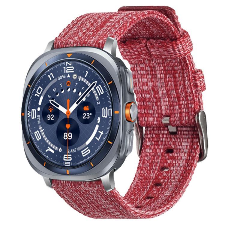 สายรัดนาฬิกาผ้าใบไนลอน xDfind สำหรับ Samsung Galaxy Watch Ultra / Ultra 2025, สำหรับ Samsung Galaxy Watch8 / 8 Classic, สำหรับ Samsung Galaxy Watch 7 / 6 / 5 / FE, สำหรับ Samsung Galaxy Fit3