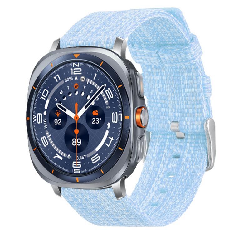 สายรัดนาฬิกาผ้าใบไนลอน xDfind สำหรับ Samsung Galaxy Watch Ultra / Ultra 2025, สำหรับ Samsung Galaxy Watch8 / 8 Classic, สำหรับ Samsung Galaxy Watch 7 / 6 / 5 / FE, สำหรับ Samsung Galaxy Fit3