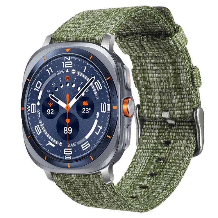 สายรัดนาฬิกาผ้าใบไนลอน xDfind สำหรับ Samsung Galaxy Watch Ultra / Ultra 2025, สำหรับ Samsung Galaxy Watch8 / 8 Classic, สำหรับ Samsung Galaxy Watch 7 / 6 / 5 / FE, สำหรับ Samsung Galaxy Fit3