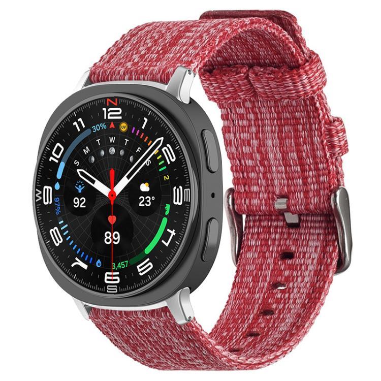 สายรัดนาฬิกาผ้าใบไนลอน xDfind สำหรับ Samsung Galaxy Watch Ultra / Ultra 2025, สำหรับ Samsung Galaxy Watch8 / 8 Classic, สำหรับ Samsung Galaxy Watch 7 / 6 / 5 / FE, สำหรับ Samsung Galaxy Fit3