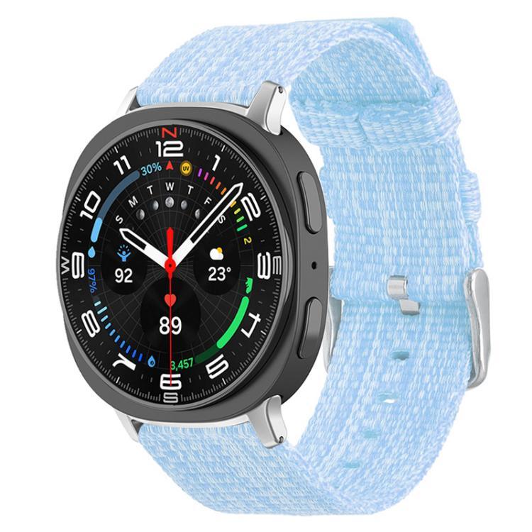 สายรัดนาฬิกาผ้าใบไนลอน xDfind สำหรับ Samsung Galaxy Watch Ultra / Ultra 2025, สำหรับ Samsung Galaxy Watch8 / 8 Classic, สำหรับ Samsung Galaxy Watch 7 / 6 / 5 / FE, สำหรับ Samsung Galaxy Fit3