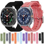 สายรัดนาฬิกาผ้าใบไนลอน xDfind สำหรับ Samsung Galaxy Watch Ultra / Ultra 2025, สำหรับ Samsung Galaxy Watch8 / 8 Classic, สำหรับ Samsung Galaxy Watch 7 / 6 / 5 / FE, สำหรับ Samsung Galaxy Fit3