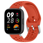 xDfind Silver Buckle Silicone Sport Watch Band, For Xiaomi Band 10 Pro / 9 Pro / Redmi Watch 6, For Redmi Watch 3 Active / Watch 3 Lite, For Redmi Watch 3