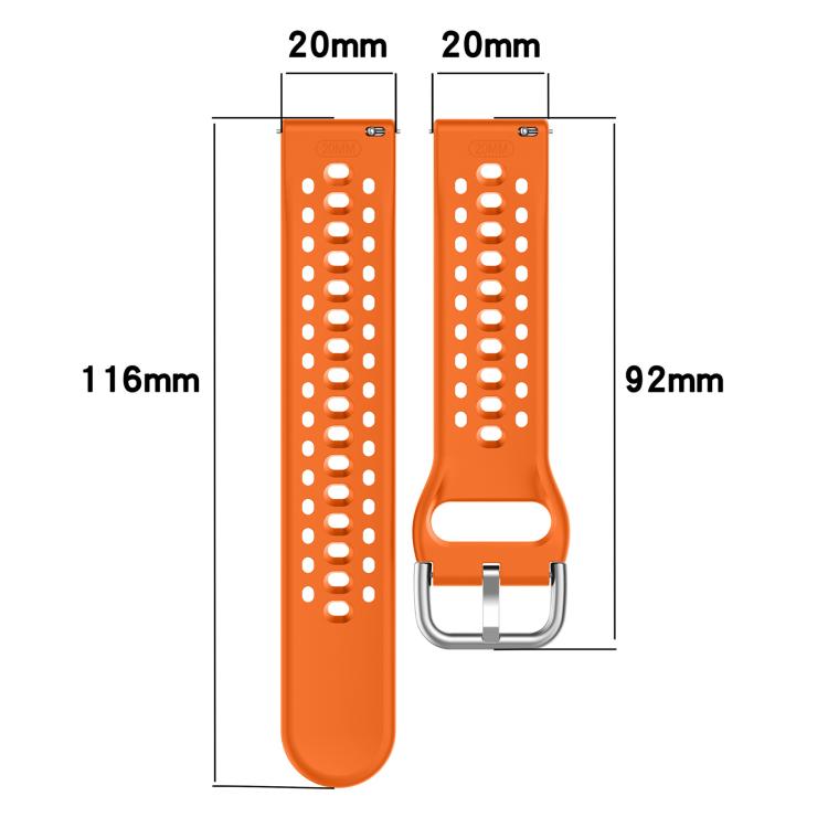 xDfind Silver Buckle Silicone Sport Watch Band, For Xiaomi Band 10 Pro / 9 Pro / Redmi Watch 6, For Redmi Watch 3 Active / Watch 3 Lite, For Redmi Watch 3