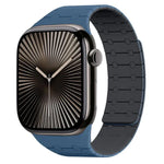 สายซิลิโคนแม่เหล็กสีตัดกัน xDfind สำหรับ Apple Watch ขนาด 42 / 44 / 45 / 46 / 49 มม., สำหรับ Apple Watch ขนาด 38 / 40 / 41 / S10 42 มม.