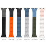สายซิลิโคนแม่เหล็กสีตัดกัน xDfind สำหรับ Apple Watch ขนาด 42 / 44 / 45 / 46 / 49 มม., สำหรับ Apple Watch ขนาด 38 / 40 / 41 / S10 42 มม.