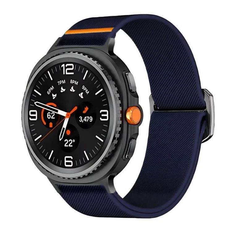 สายรัดนาฬิกาไนลอนยืดหยุ่น xDfind สำหรับ Samsung Galaxy Watch8 / 8 Classic
