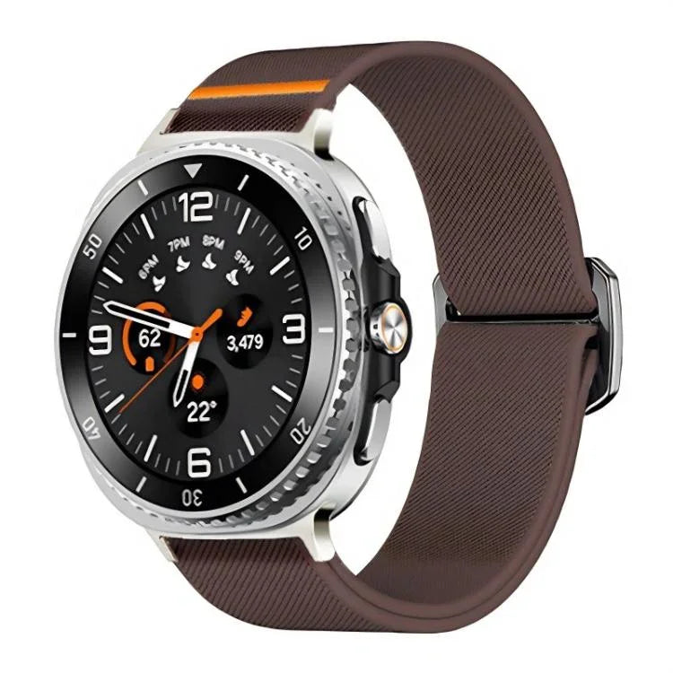 สายรัดนาฬิกาไนลอนยืดหยุ่น xDfind สำหรับ Samsung Galaxy Watch8 / 8 Classic