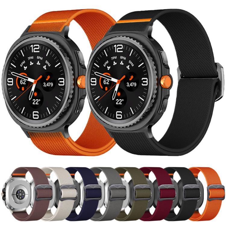 สายรัดนาฬิกาไนลอนยืดหยุ่น xDfind สำหรับ Samsung Galaxy Watch8 / 8 Classic