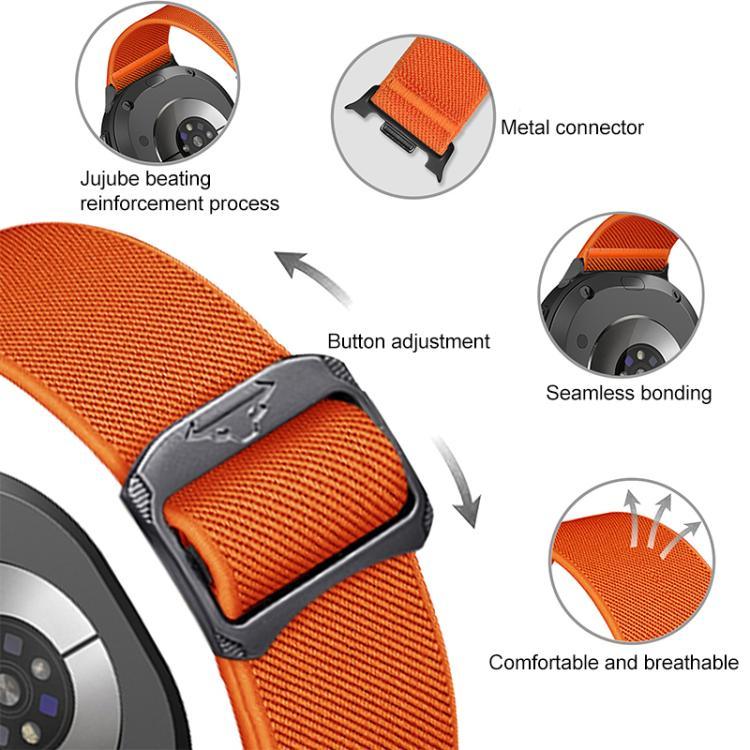 สายรัดนาฬิกาไนลอนยืดหยุ่น xDfind สำหรับ Samsung Galaxy Watch8 / 8 Classic