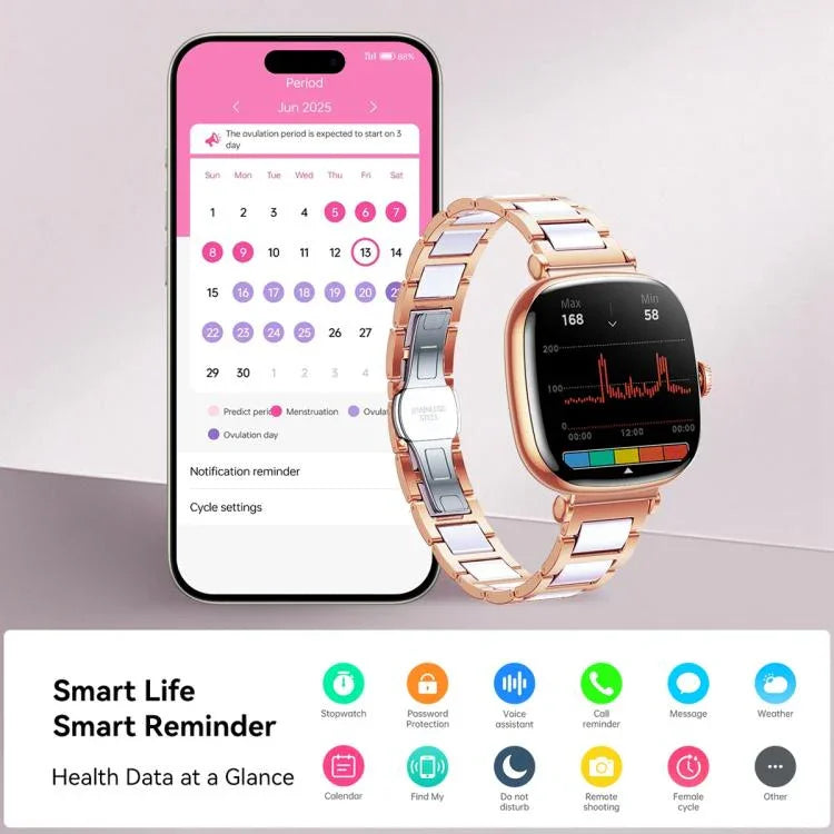 JOYROOM JR-FS1 Star Series สมาร์ทวอทช์หน้าจอ AMOLED 1.7 นิ้ว กันน้ำ 1 ATM