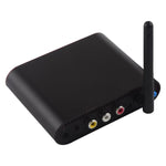 Measy AV240 เครื่องส่งและรับสัญญาณเสียง/วิดีโอไร้สาย 2.4GHz พร้อมฟังก์ชันส่งสัญญาณอินฟราเรดกลับ ระยะทาง: 400m, สีดำ AV240