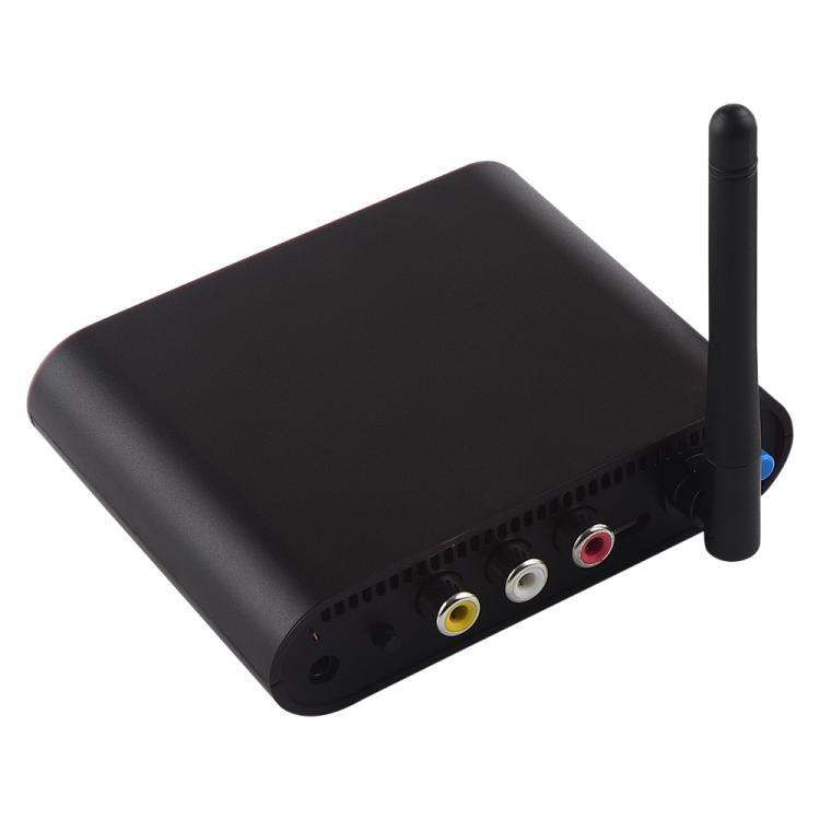 Measy AV240 เครื่องส่งและรับสัญญาณเสียง/วิดีโอไร้สาย 2.4GHz พร้อมฟังก์ชันส่งสัญญาณอินฟราเรดกลับ ระยะทาง: 400m, สีดำ AV240