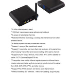 Measy AV530 เครื่องส่งและรับสัญญาณเสียง/วิดีโอไร้สาย 5.8GHz ระยะทาง: 300m, สีดำ AV530