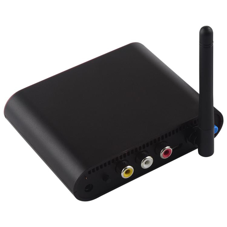 Measy AV540 เครื่องส่งและรับสัญญาณเสียง/วิดีโอไร้สาย 5.8GHz พร้อมฟังก์ชันส่งสัญญาณอินฟราเรดกลับ ระยะทาง: 400m, สีดำ AV540