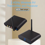 Measy AV230 เครื่องส่งและรับสัญญาณเสียง/วิดีโอไร้สาย 2.4GHz พร้อมฟังก์ชันส่งสัญญาณอินฟราเรดกลับ ระยะทาง: 300m, สีดำ AV230