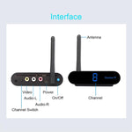 Measy AV230 เครื่องส่งและรับสัญญาณเสียง/วิดีโอไร้สาย 2.4GHz พร้อมฟังก์ชันส่งสัญญาณอินฟราเรดกลับ ระยะทาง: 300m, สีดำ AV230