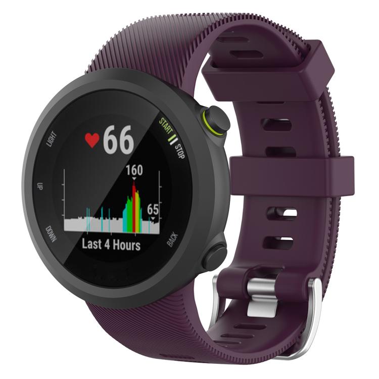 xDfind Twill Solid Color Silicone Watch Band, For Garmin Forerunner 45 / 45S / Swim 2