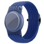 xDfind สายรัดข้อมือนาไลอนถักปรับได้ ปกป้องตัวติดตามป้องกันการสูญหาย สำหรับ AirTag รุ่นที่ 2 / AirTag รุ่นที่ 1
