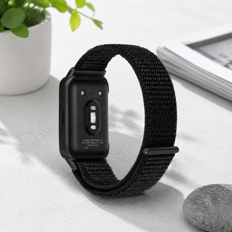 สายรัดนาฬิกาไนลอนแบบตะขอและห่วงติดกรอบนาฬิกา xDfind สำหรับ Samsung Galaxy Fit 3