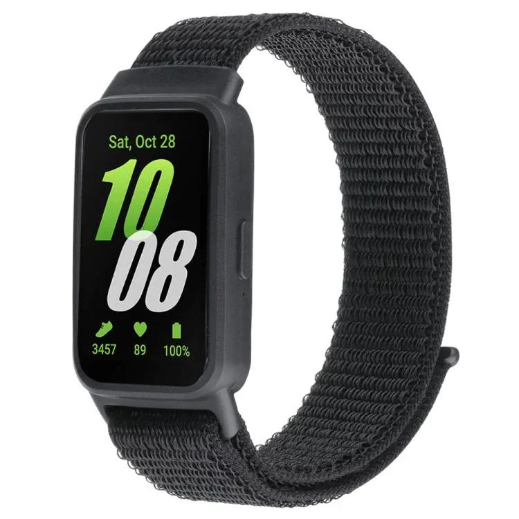สายรัดนาฬิกาไนลอนแบบตะขอและห่วงติดกรอบนาฬิกา xDfind สำหรับ Samsung Galaxy Fit 3