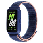 สายรัดนาฬิกาไนลอนแบบตะขอและห่วงติดกรอบนาฬิกา xDfind สำหรับ Samsung Galaxy Fit 3