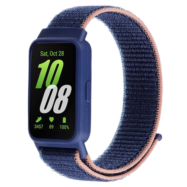 สายรัดนาฬิกาไนลอนแบบตะขอและห่วงติดกรอบนาฬิกา xDfind สำหรับ Samsung Galaxy Fit 3