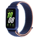 สายรัดนาฬิกาไนลอนแบบตะขอและห่วงติดกรอบนาฬิกา xDfind สำหรับ Samsung Galaxy Fit 3