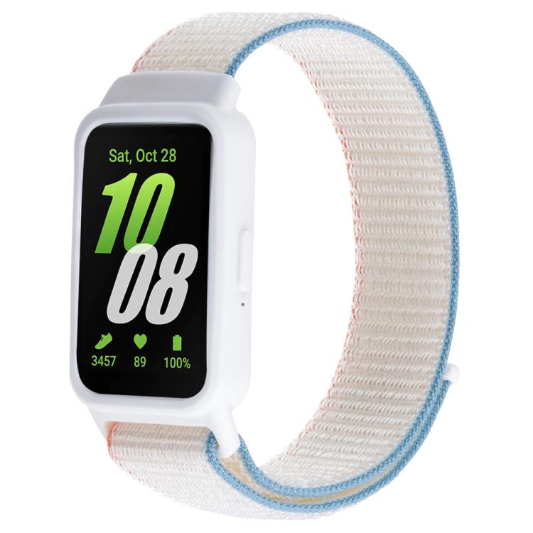 สายรัดนาฬิกาไนลอนแบบตะขอและห่วงติดกรอบนาฬิกา xDfind สำหรับ Samsung Galaxy Fit 3