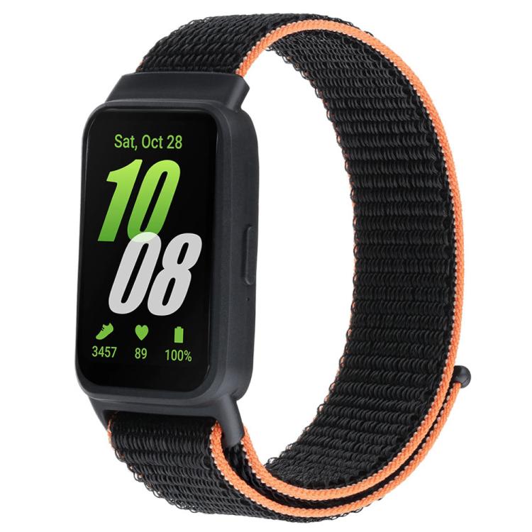 สายรัดนาฬิกาไนลอนแบบตะขอและห่วงติดกรอบนาฬิกา xDfind สำหรับ Samsung Galaxy Fit 3