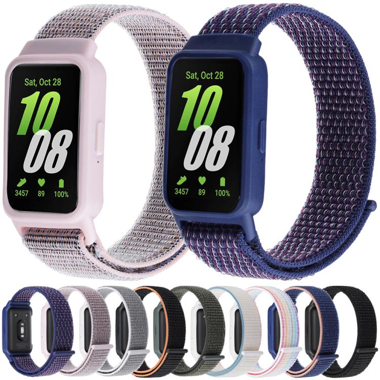 สายรัดนาฬิกาไนลอนแบบตะขอและห่วงติดกรอบนาฬิกา xDfind สำหรับ Samsung Galaxy Fit 3
