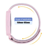 สายรัดนาฬิกาไนลอนแบบตะขอและห่วงติดกรอบนาฬิกา xDfind สำหรับ Samsung Galaxy Fit 3