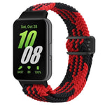 สายรัดนาฬิกาไนลอนถักหัวเข็มขัดแม่เหล็ก xDfind สำหรับ Samsung Galaxy Fit 3