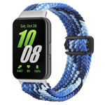 สายรัดนาฬิกาไนลอนถักหัวเข็มขัดแม่เหล็ก xDfind สำหรับ Samsung Galaxy Fit 3