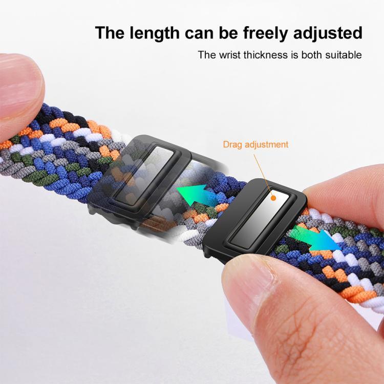 สายรัดนาฬิกาไนลอนถักหัวเข็มขัดแม่เหล็ก xDfind สำหรับ Samsung Galaxy Fit 3