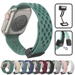 สายซิลิโคนแม่เหล็ก xDfind สำหรับ Apple Watch ขนาด 42 / 44 / 45 / 46 / 49 มม., สำหรับ Apple Watch ขนาด 38 / 40 / 41 / S10 42 มม.