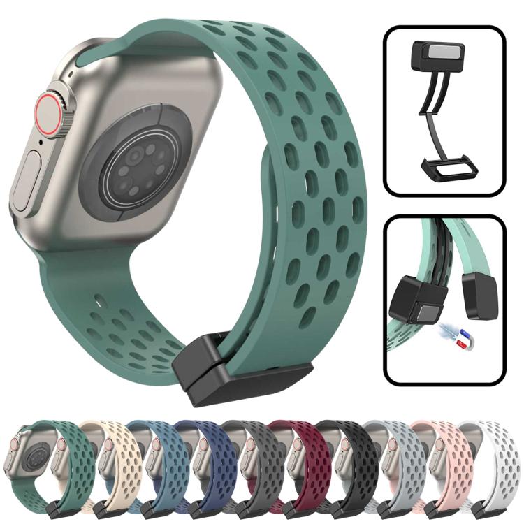 สายซิลิโคนแม่เหล็ก xDfind สำหรับ Apple Watch ขนาด 42 / 44 / 45 / 46 / 49 มม., สำหรับ Apple Watch ขนาด 38 / 40 / 41 / S10 42 มม.