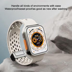 สายซิลิโคนแม่เหล็ก xDfind สำหรับ Apple Watch ขนาด 42 / 44 / 45 / 46 / 49 มม., สำหรับ Apple Watch ขนาด 38 / 40 / 41 / S10 42 มม.