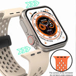 สายซิลิโคนแม่เหล็ก xDfind สำหรับ Apple Watch ขนาด 42 / 44 / 45 / 46 / 49 มม., สำหรับ Apple Watch ขนาด 38 / 40 / 41 / S10 42 มม.
