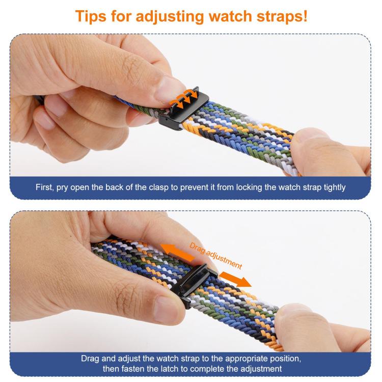 xDfind Magnetic Buckle Loop Woven Watch Band, For Huawei Watch Fit 5 / Fit 5 Pro / Fit 4